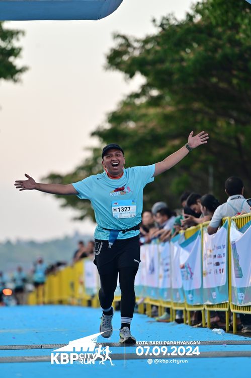 Race photo from KBP City Run 2024