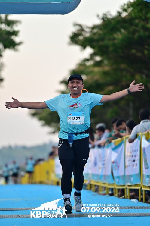 Race photo from KBP City Run 2024