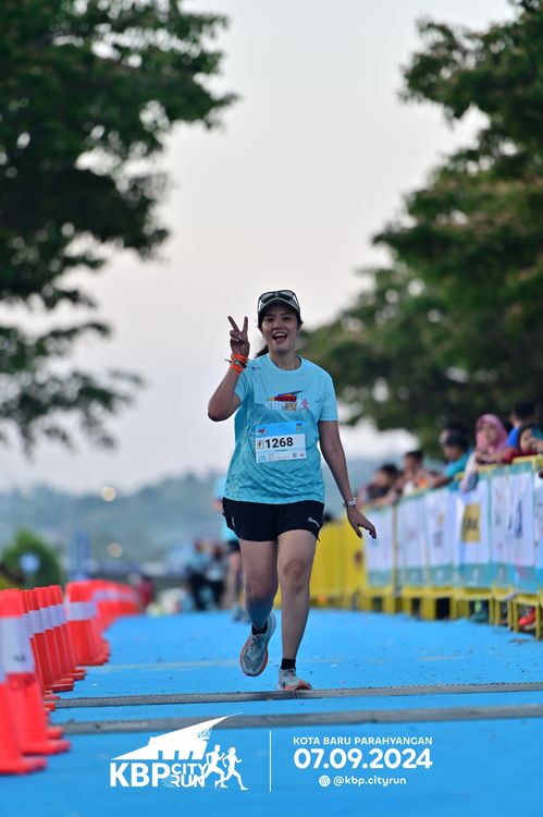 Race photo from KBP City Run 2024