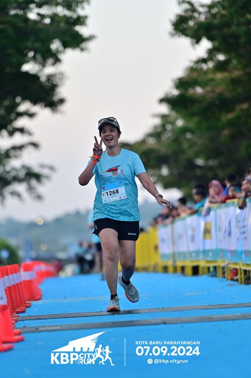Race photo from KBP City Run 2024
