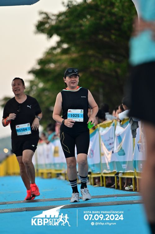Race photo from KBP City Run 2024