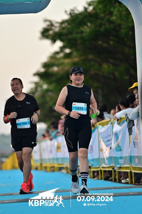 Race photo from KBP City Run 2024