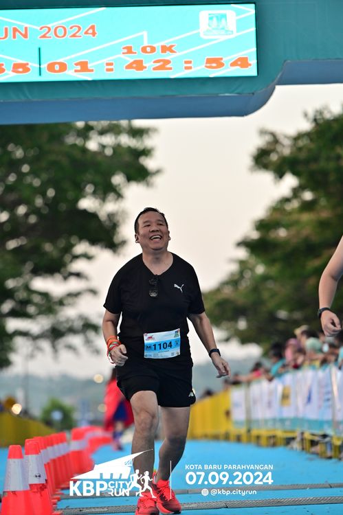 Race photo from KBP City Run 2024