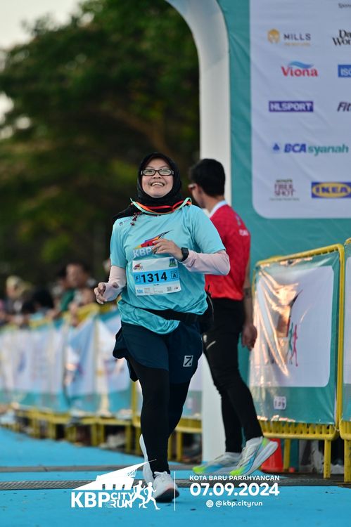 Race photo from KBP City Run 2024