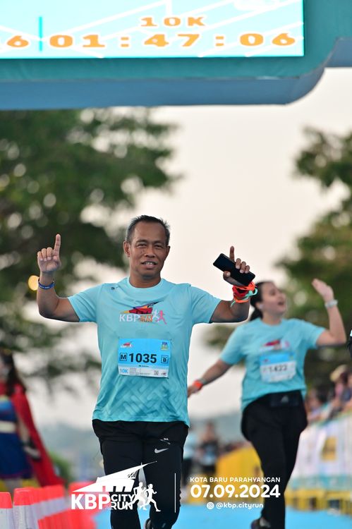 Race photo from KBP City Run 2024