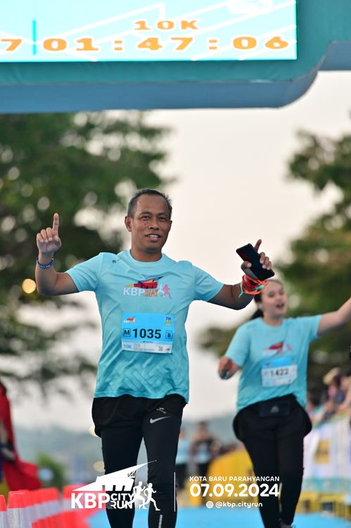Race photo from KBP City Run 2024