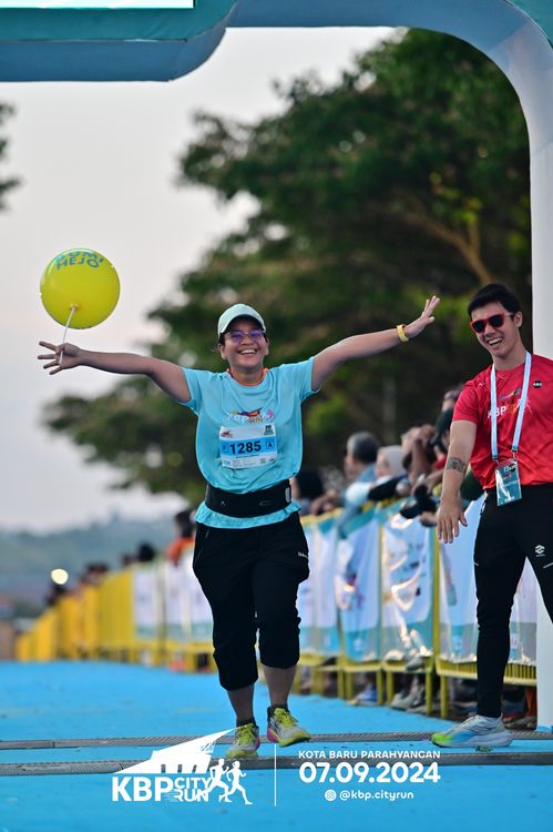Race photo from KBP City Run 2024
