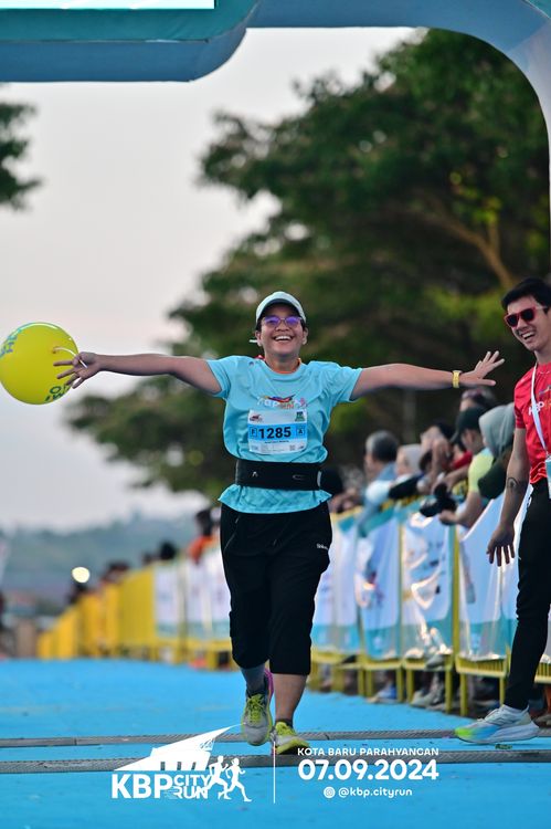 Race photo from KBP City Run 2024