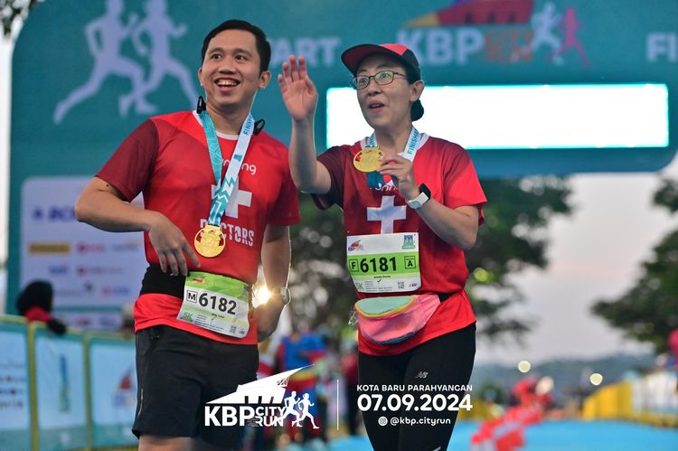 Race photo from KBP City Run 2024