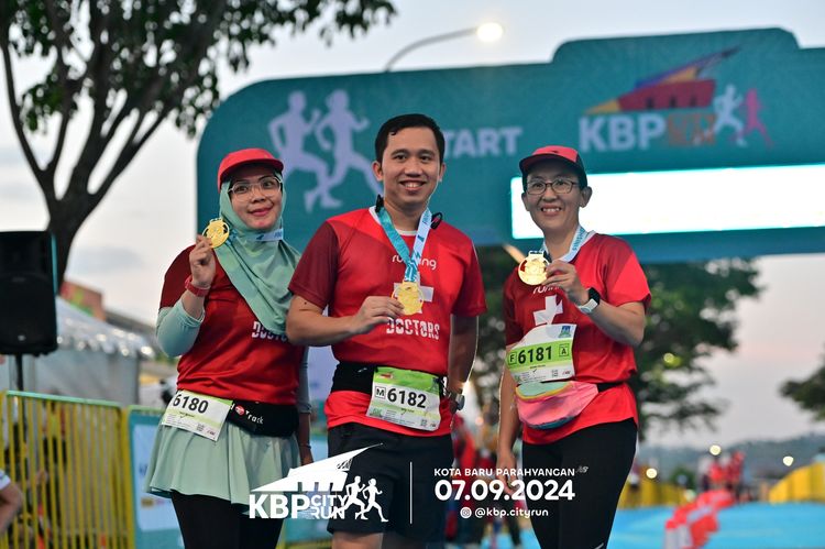 Race photo from KBP City Run 2024