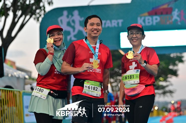 Race photo from KBP City Run 2024