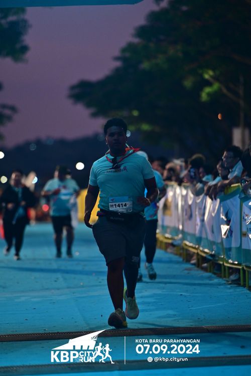 Race photo from KBP City Run 2024