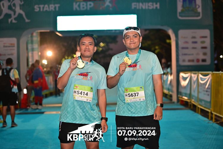 Race photo from KBP City Run 2024