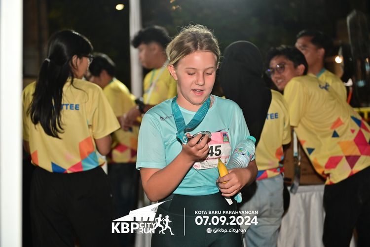 Race photo from KBP City Run 2024