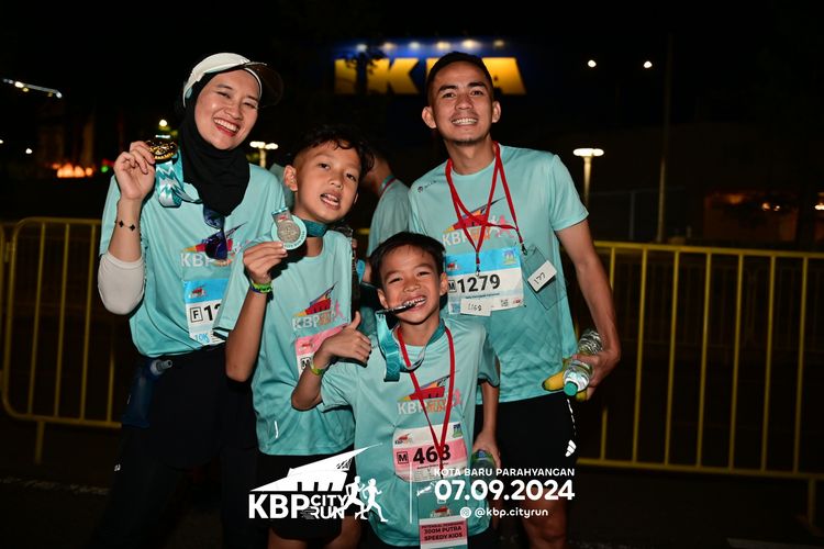 Race photo from KBP City Run 2024