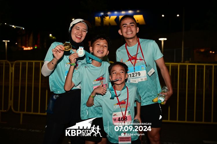 Race photo from KBP City Run 2024