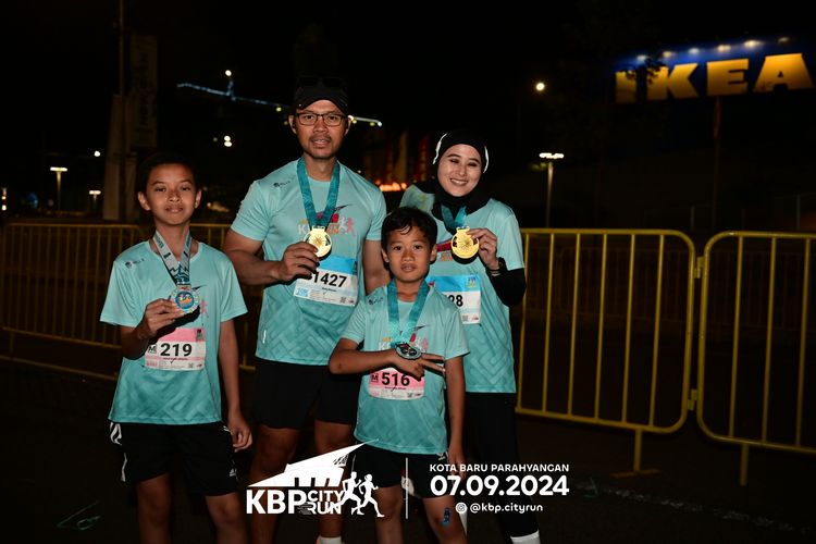 Race photo from KBP City Run 2024