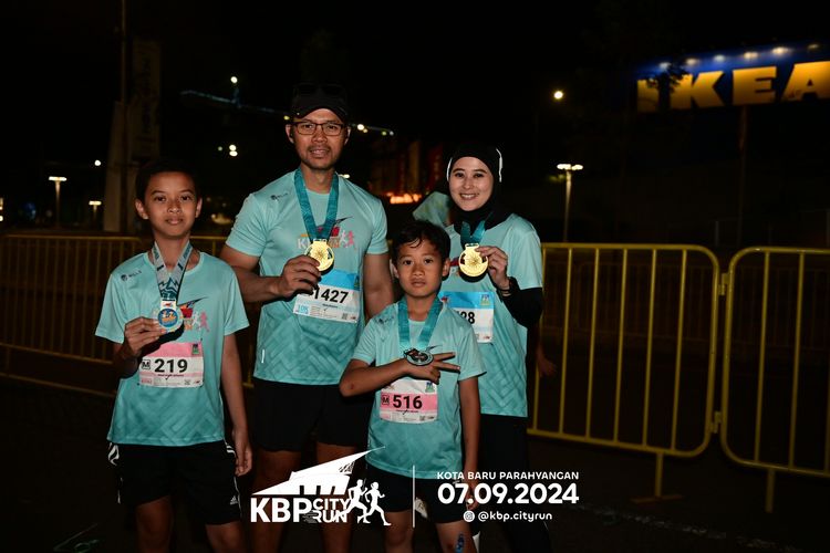 Race photo from KBP City Run 2024