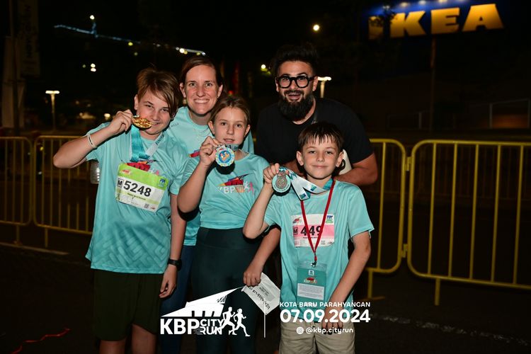 Race photo from KBP City Run 2024