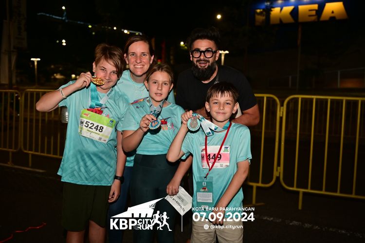 Race photo from KBP City Run 2024