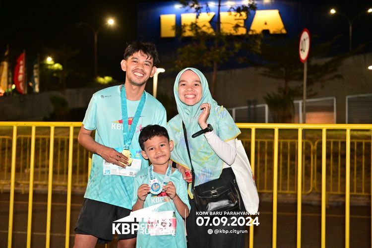 Race photo from KBP City Run 2024