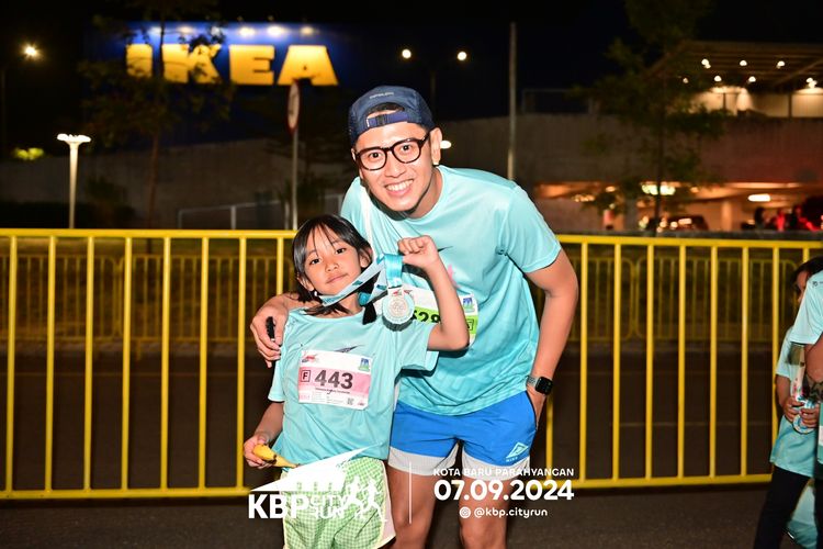 Race photo from KBP City Run 2024