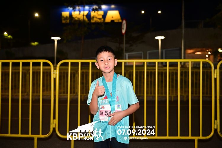 Race photo from KBP City Run 2024