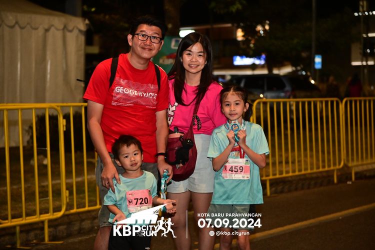 Race photo from KBP City Run 2024