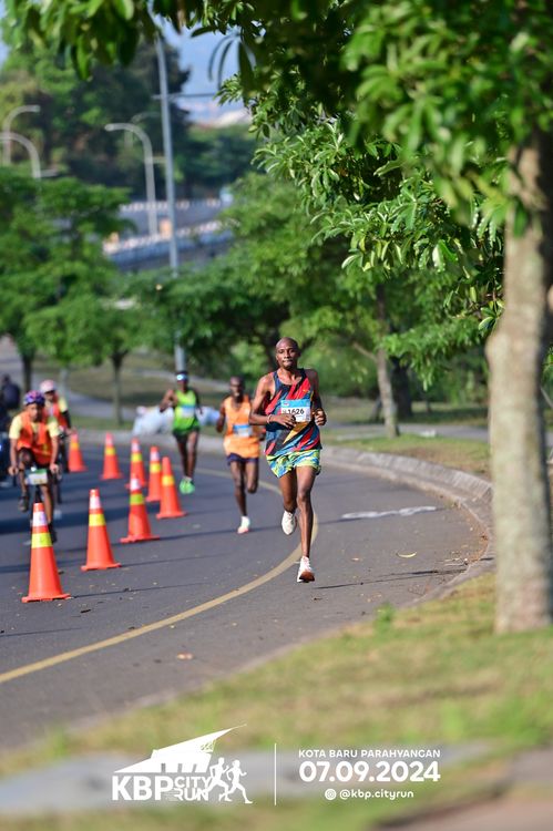 Race photo from KBP City Run 2024