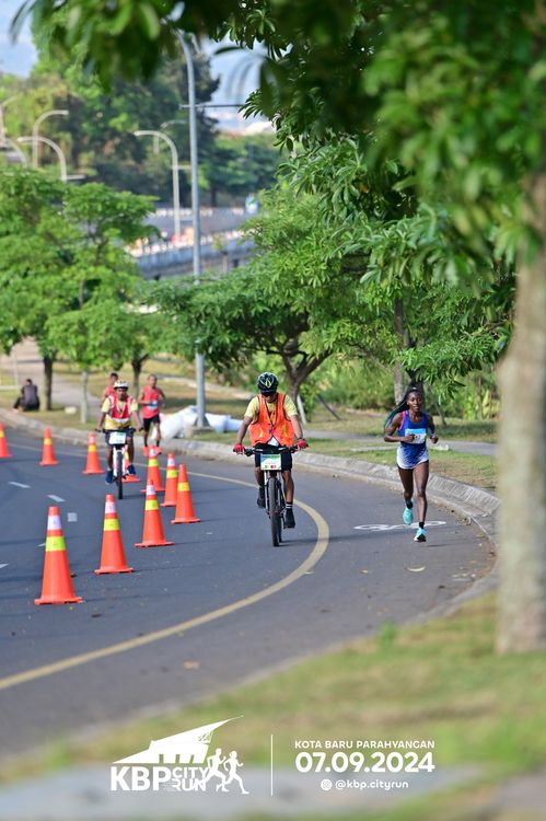 Race photo from KBP City Run 2024