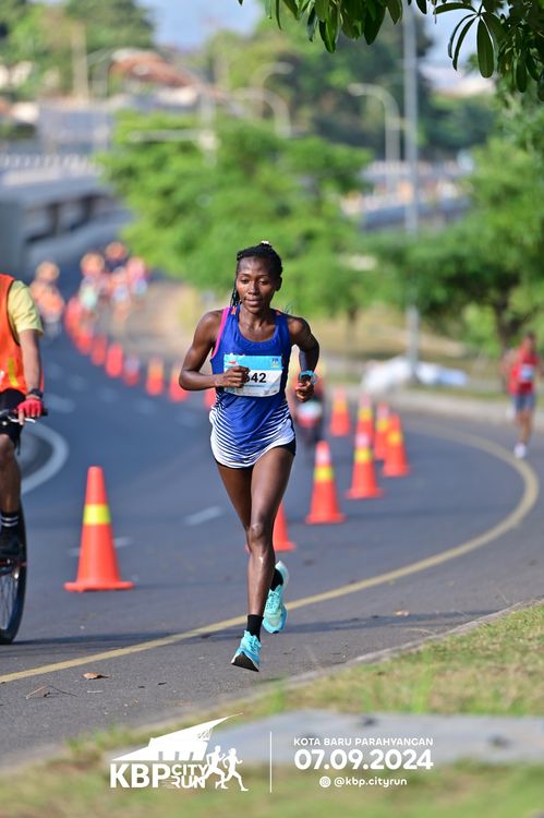 Race photo from KBP City Run 2024