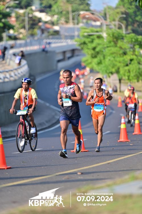 Race photo from KBP City Run 2024