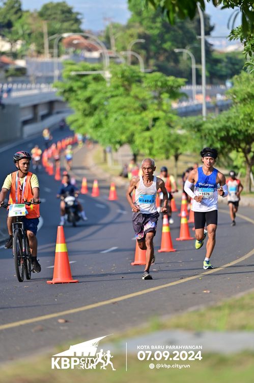 Race photo from KBP City Run 2024