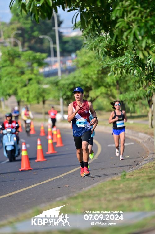 Race photo from KBP City Run 2024