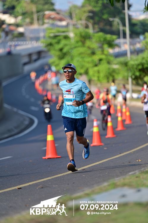 Race photo from KBP City Run 2024
