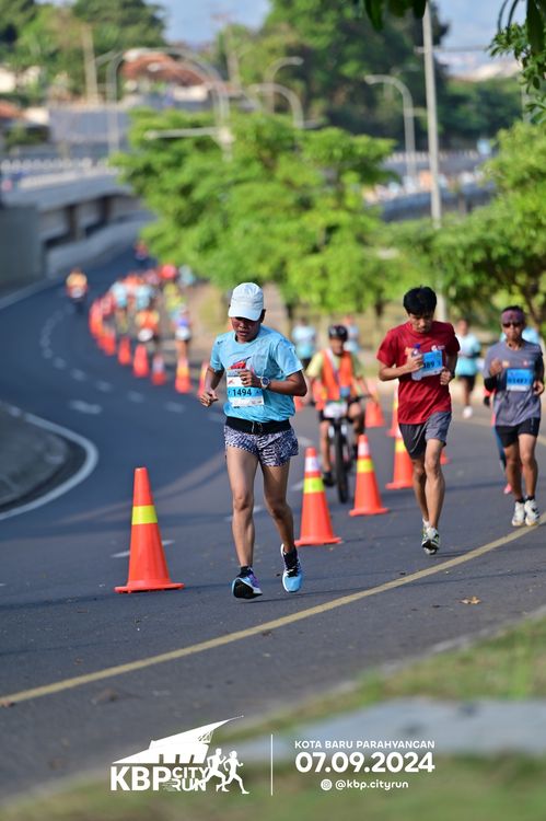 Race photo from KBP City Run 2024