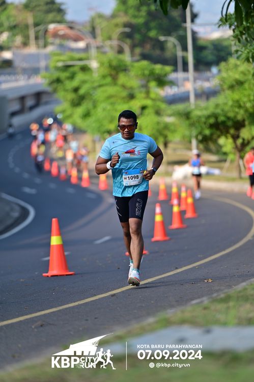 Race photo from KBP City Run 2024