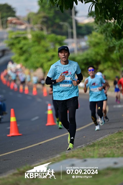 Race photo from KBP City Run 2024