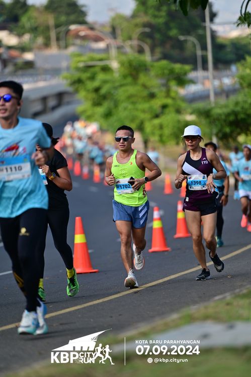 Race photo from KBP City Run 2024