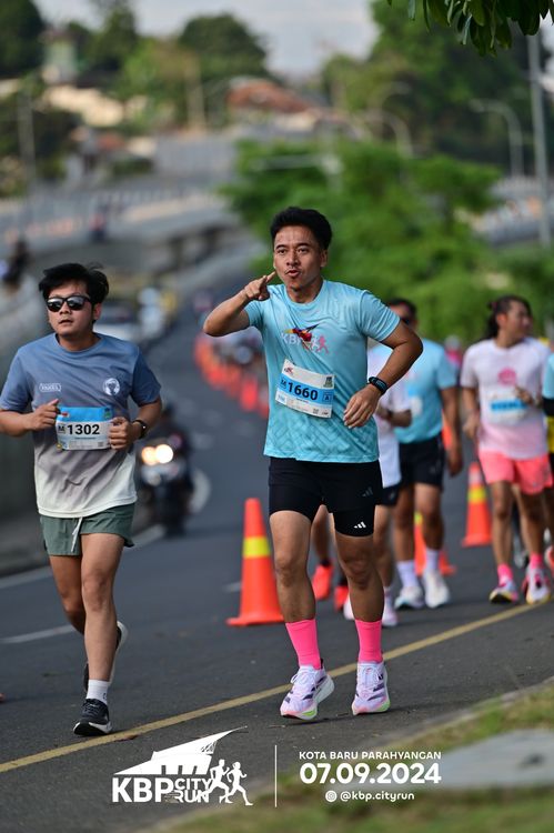 Race photo from KBP City Run 2024