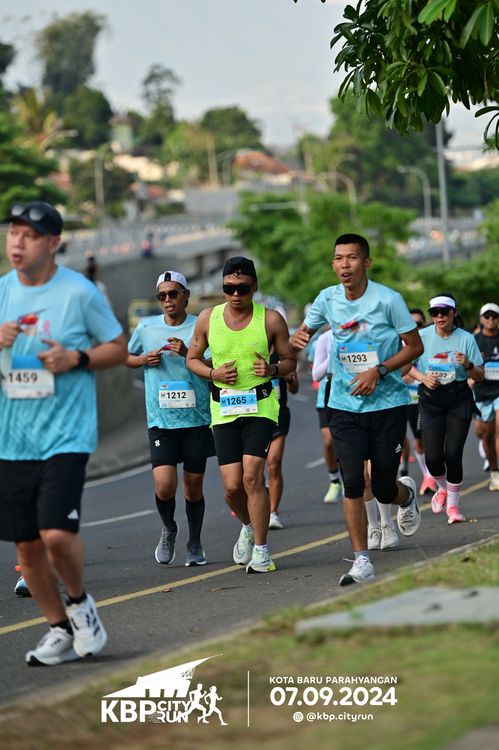 Race photo from KBP City Run 2024