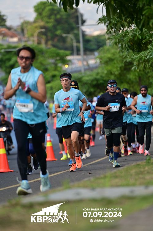 Race photo from KBP City Run 2024