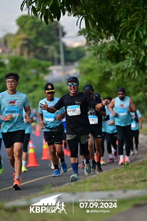 Race photo from KBP City Run 2024