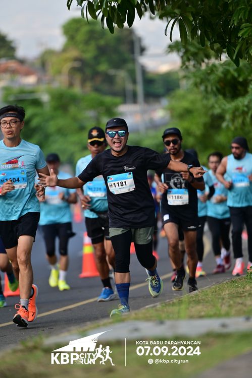 Race photo from KBP City Run 2024