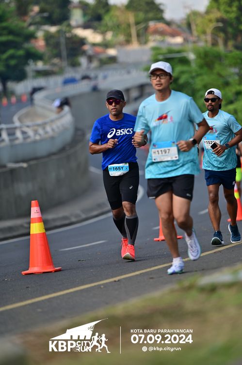 Race photo from KBP City Run 2024