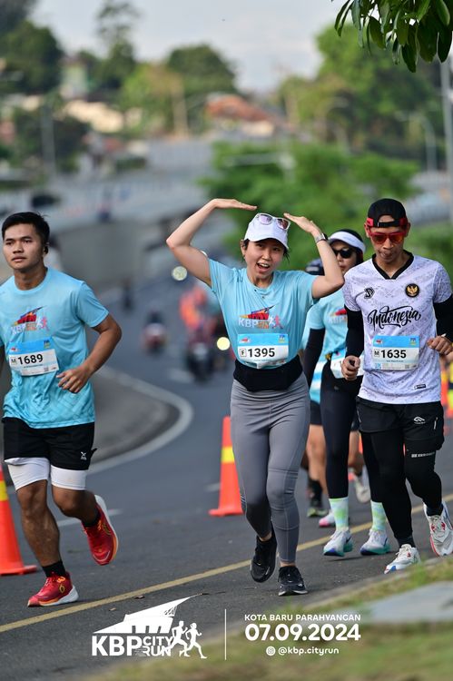 Race photo from KBP City Run 2024