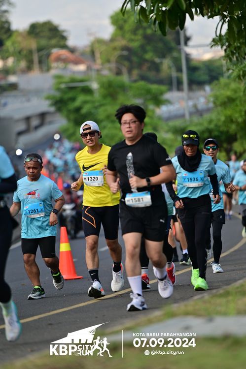 Race photo from KBP City Run 2024