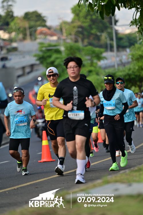 Race photo from KBP City Run 2024