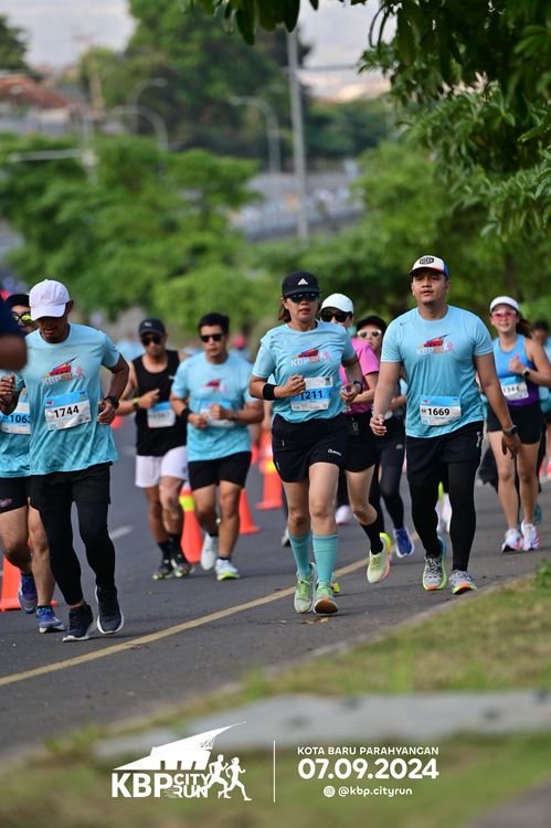 Race photo from KBP City Run 2024