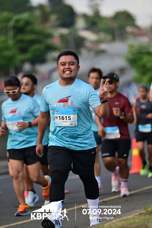 Race photo from KBP City Run 2024